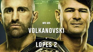 UFC 325 Volkanovski vs. Lopes 2 PPV Pay Per View 1/31/26 – 31st January 2026 In Hd