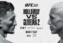 UFC 326 Holloway vs Oliveira 2 PPV Pay Per View 3/7/26 – 7th March 2026 In HD