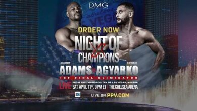 Adams vs Agyarko PPV 4/11/26 – 11th April 2026 In HD