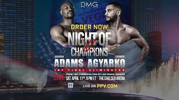 Adams vs Agyarko PPV 4/11/26 – 11th April 2026 In HD